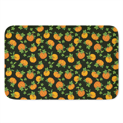 Cute Pumpkin Pattern Print Indoor Door Mat