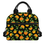 Cute Pumpkin Pattern Print Insulated Lunch Bag