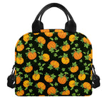 Cute Pumpkin Pattern Print Insulated Lunch Bag