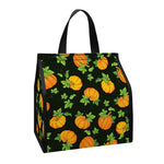 Cute Pumpkin Pattern Print Insulated Lunch Tote
