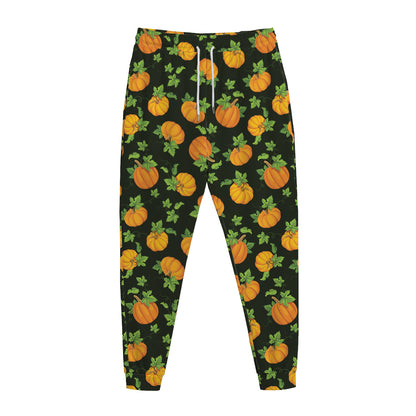 Cute Pumpkin Pattern Print Jogger Pants