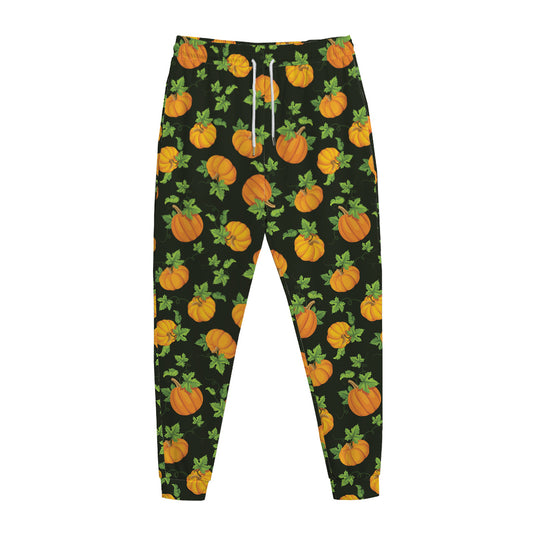 Cute Pumpkin Pattern Print Jogger Pants