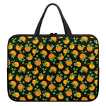 Cute Pumpkin Pattern Print Laptop Sleeve With Handle