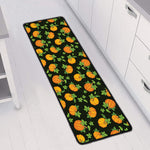 Cute Pumpkin Pattern Print Long Kitchen Mat