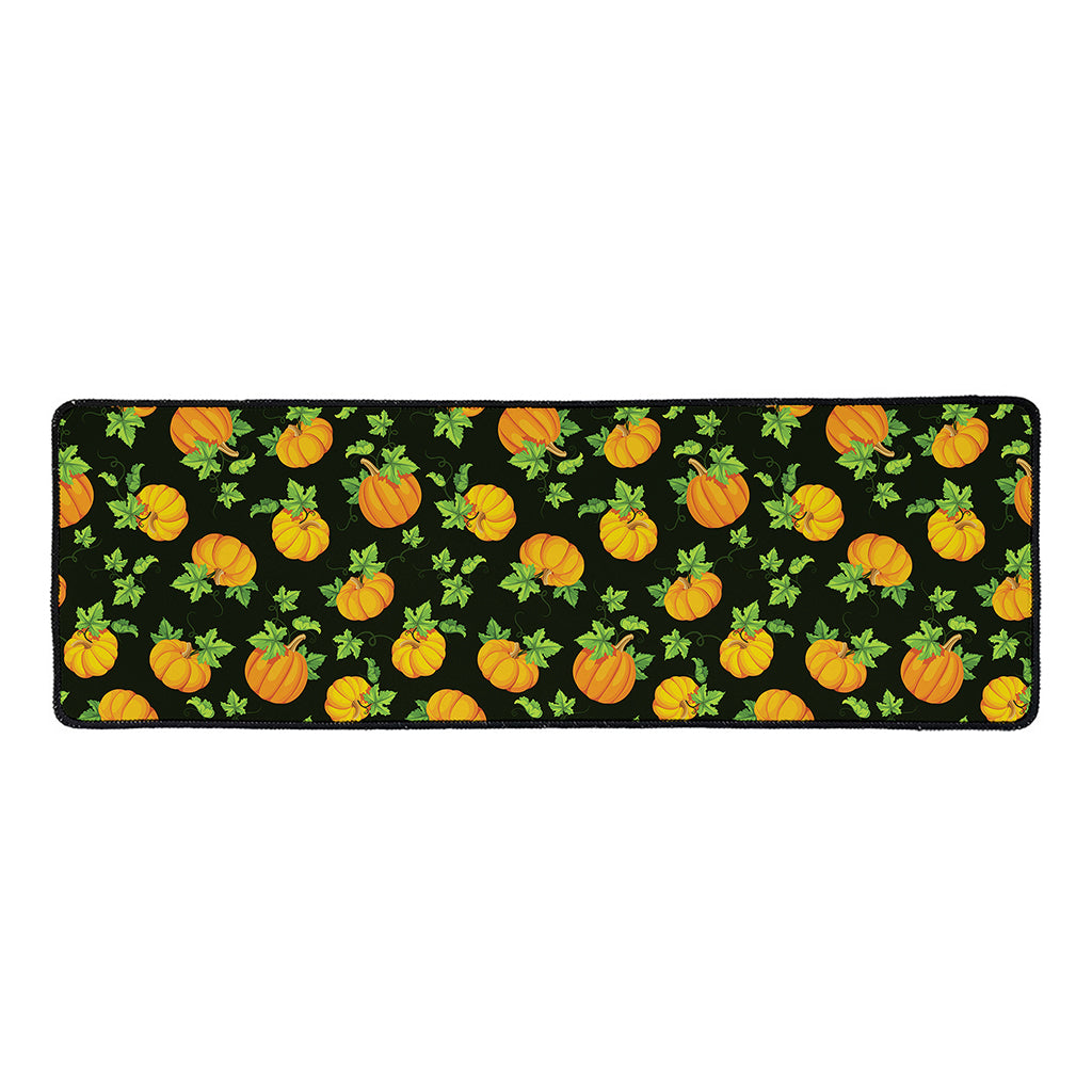 Cute Pumpkin Pattern Print Long Kitchen Mat