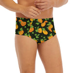 Cute Pumpkin Pattern Print Men's Briefs