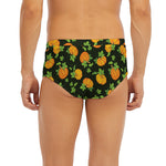 Cute Pumpkin Pattern Print Men's Briefs