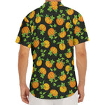 Cute Pumpkin Pattern Print Men's Deep V-Neck Shirt