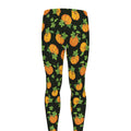 Cute Pumpkin Pattern Print Men's Leggings