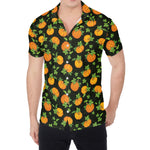 Cute Pumpkin Pattern Print Men's Shirt