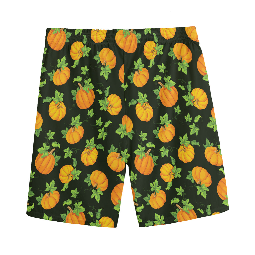 Cute Pumpkin Pattern Print Men's Sports Shorts