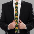 Cute Pumpkin Pattern Print Necktie