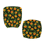 Cute Pumpkin Pattern Print Office Chair Cover