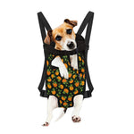 Cute Pumpkin Pattern Print Pet Carrier Backpack