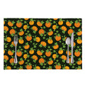 Cute Pumpkin Pattern Print Placemat