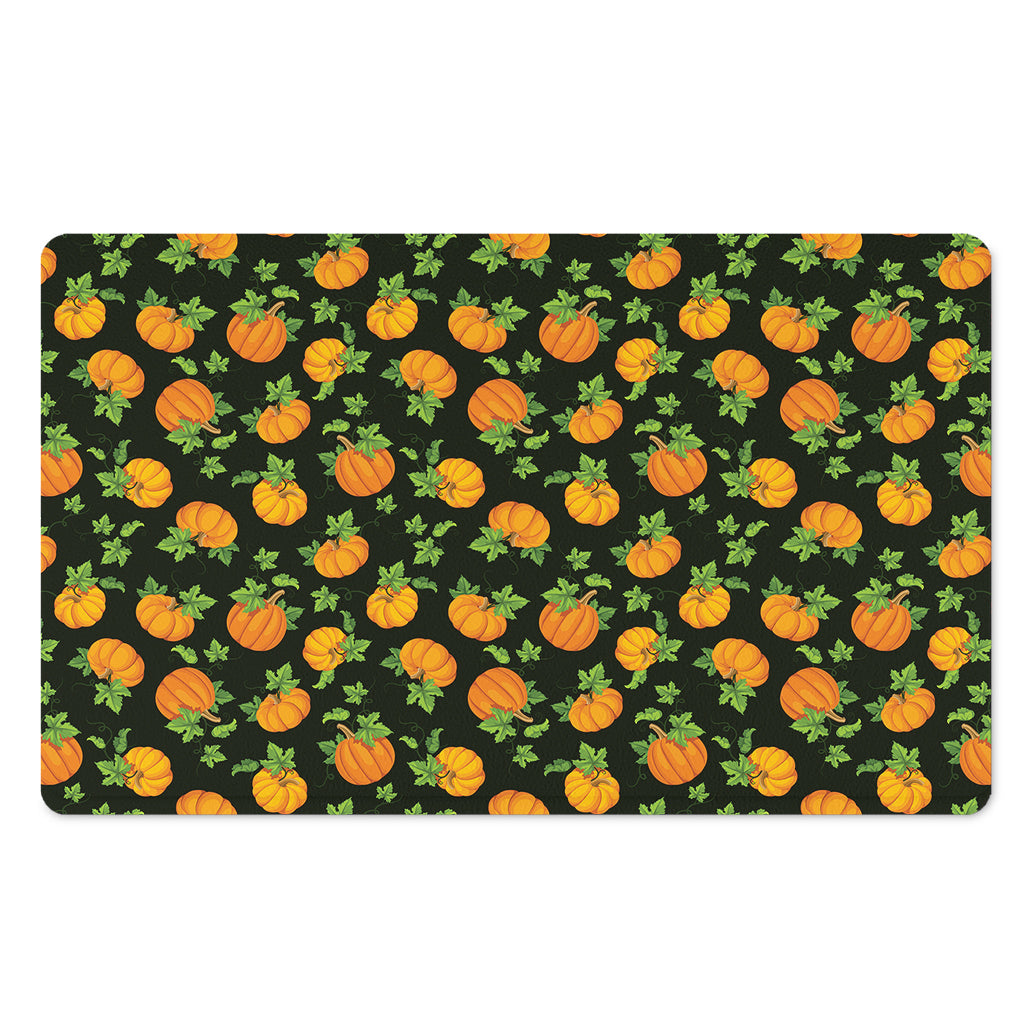 Cute Pumpkin Pattern Print Polyester Doormat