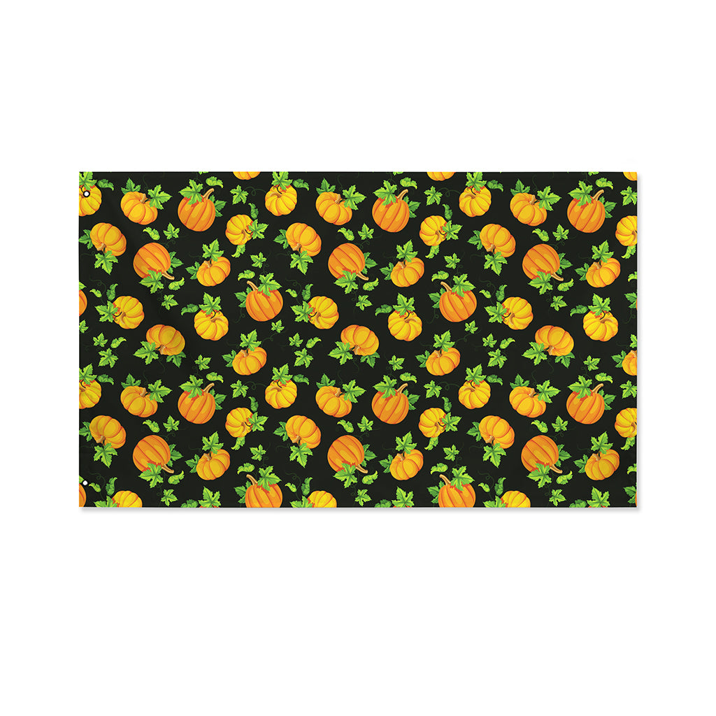 Cute Pumpkin Pattern Print Polyester Flag