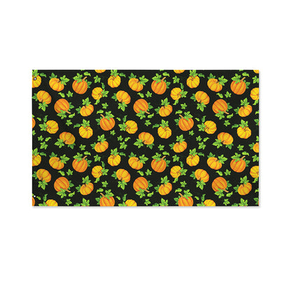 Cute Pumpkin Pattern Print Polyester Flag