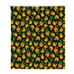 Cute Pumpkin Pattern Print Polyester Shower Curtain
