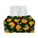 Cute Pumpkin Pattern Print Rectangle Tissue Box Cover
