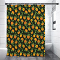 Cute Pumpkin Pattern Print Shower Curtain