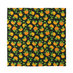 Cute Pumpkin Pattern Print Silk Bandana