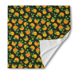Cute Pumpkin Pattern Print Silk Bandana