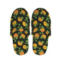 Cute Pumpkin Pattern Print Slippers