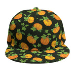 Cute Pumpkin Pattern Print Snapback Cap