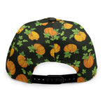 Cute Pumpkin Pattern Print Snapback Cap