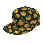 Cute Pumpkin Pattern Print Snapback Cap