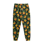 Cute Pumpkin Pattern Print Sweatpants