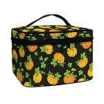 Cute Pumpkin Pattern Print Travel Makeup Bag