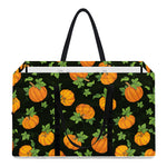 Cute Pumpkin Pattern Print Utility Tote Bag