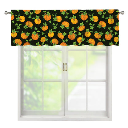 Cute Pumpkin Pattern Print Window Valance