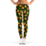 Cute Pumpkin Pattern Print Women's Leggings