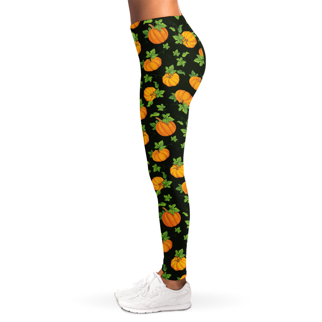 Cute Pumpkin Pattern Print Women's Leggings