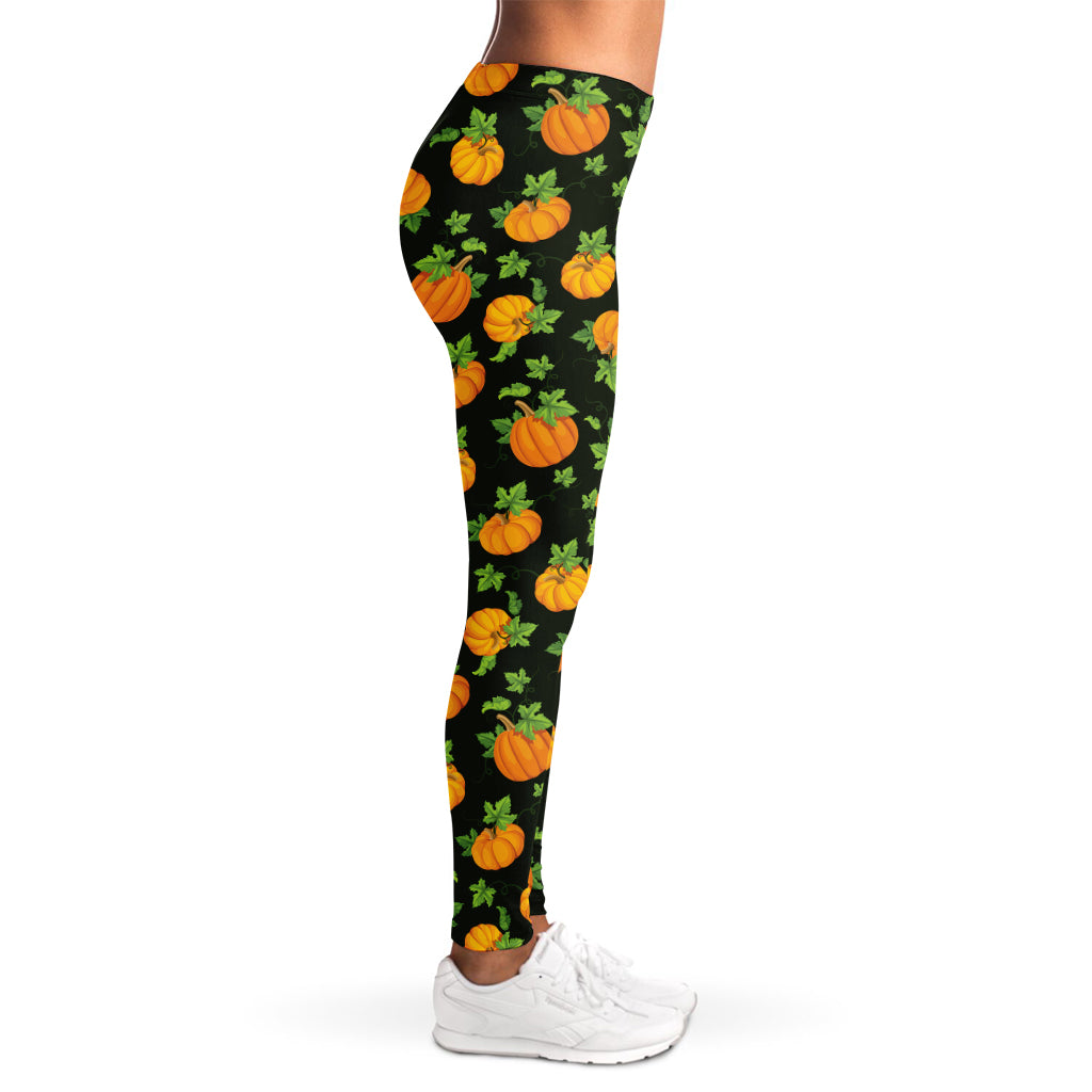 Cute Pumpkin Pattern Print Women's Leggings