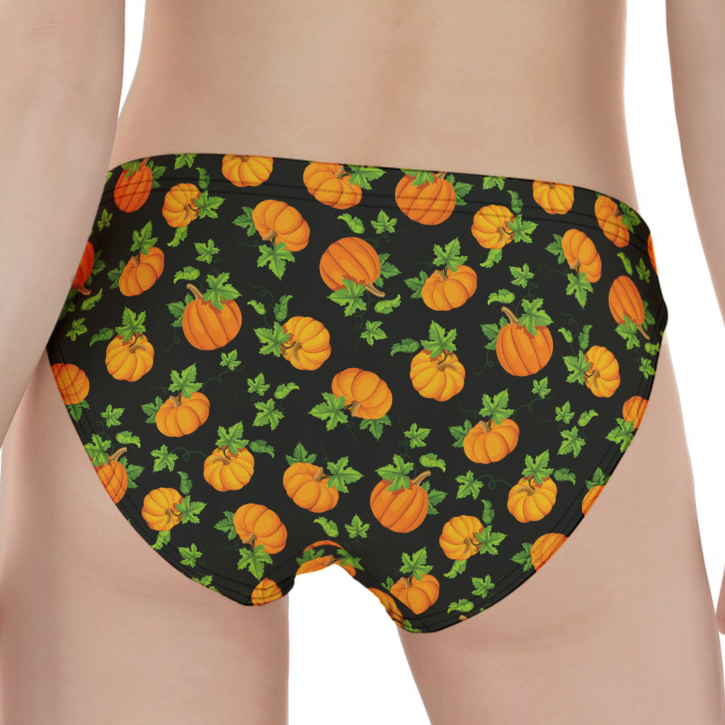 Cute Pumpkin Pattern Print Women's Panties