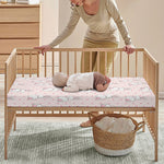 Cute Rabbit Pattern Print Baby Crib Sheet