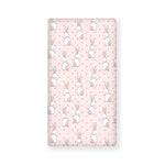 Cute Rabbit Pattern Print Baby Crib Sheet