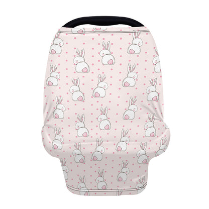 Cute Rabbit Pattern Print Baby Seat Cover