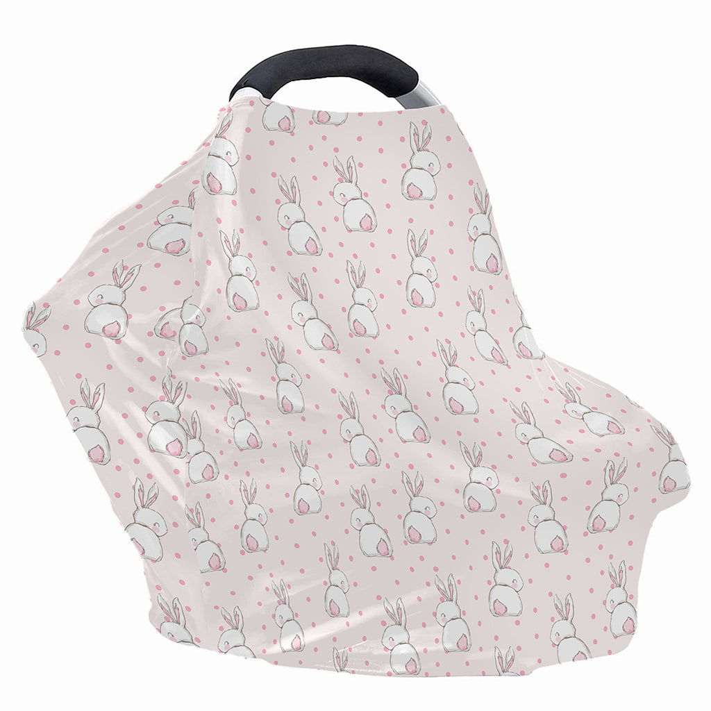 Cute Rabbit Pattern Print Baby Seat Cover