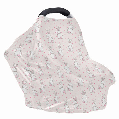 Cute Rabbit Pattern Print Baby Seat Cover