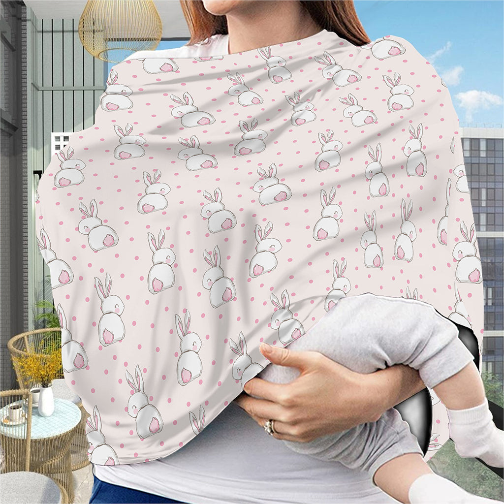 Cute Rabbit Pattern Print Baby Seat Cover