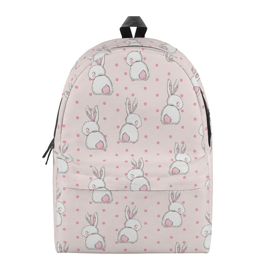 Cute Rabbit Pattern Print Backpack