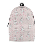 Cute Rabbit Pattern Print Backpack
