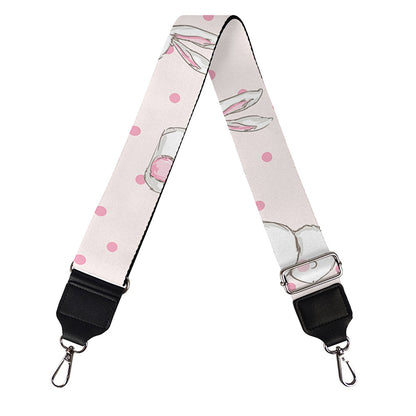 Cute Rabbit Pattern Print Bag Strap