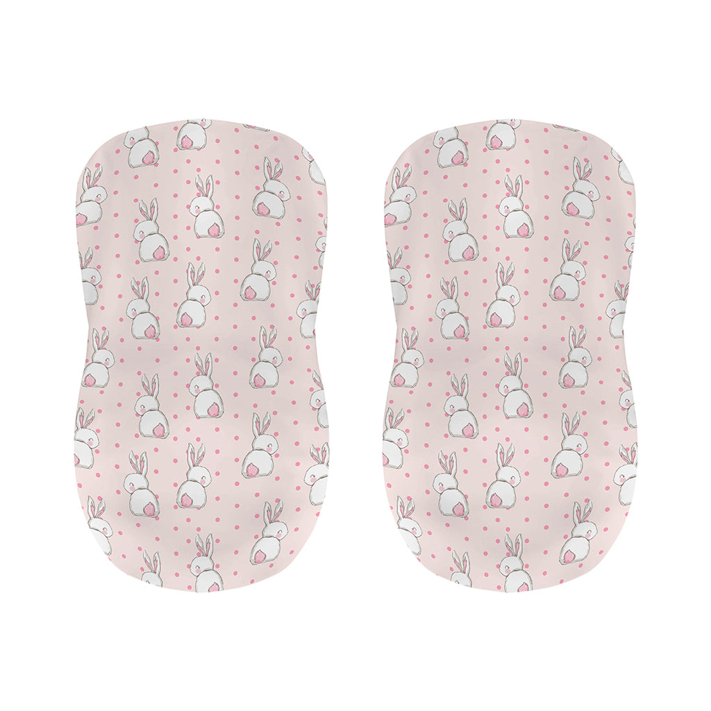 Cute Rabbit Pattern Print Bar Stool Covers