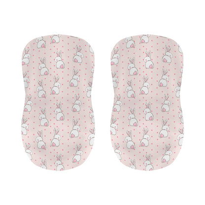 Cute Rabbit Pattern Print Bar Stool Covers